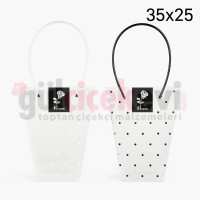 Saplı Şeffaf Çiçek Poşeti-1